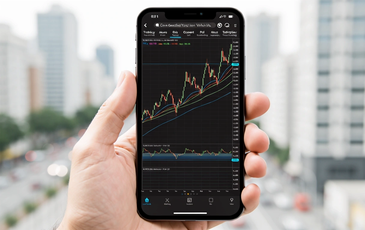 TradingView Mobile Interface